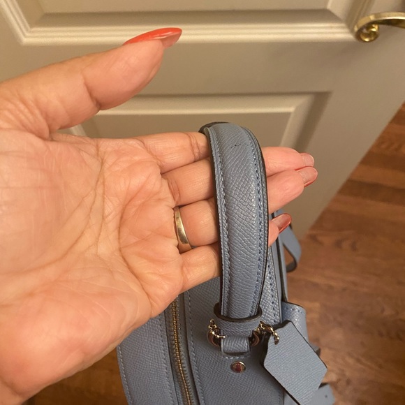 COACH JORDYN BACKPACK CROSSGRAIN Light Blue SOLD‼️ - Picture 10 of 15